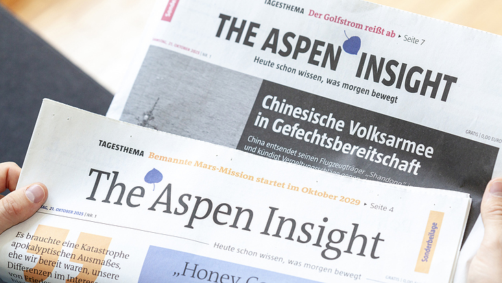 Titelseiten der Aspen Insight