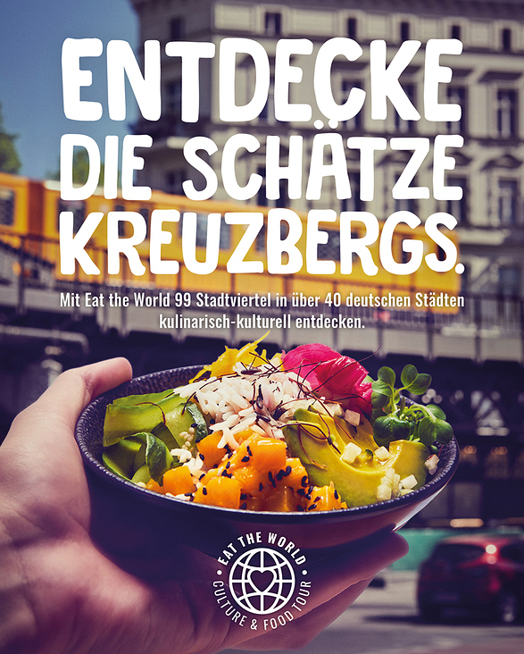 Anzeigenmotiv für „Eat the World GmbH“