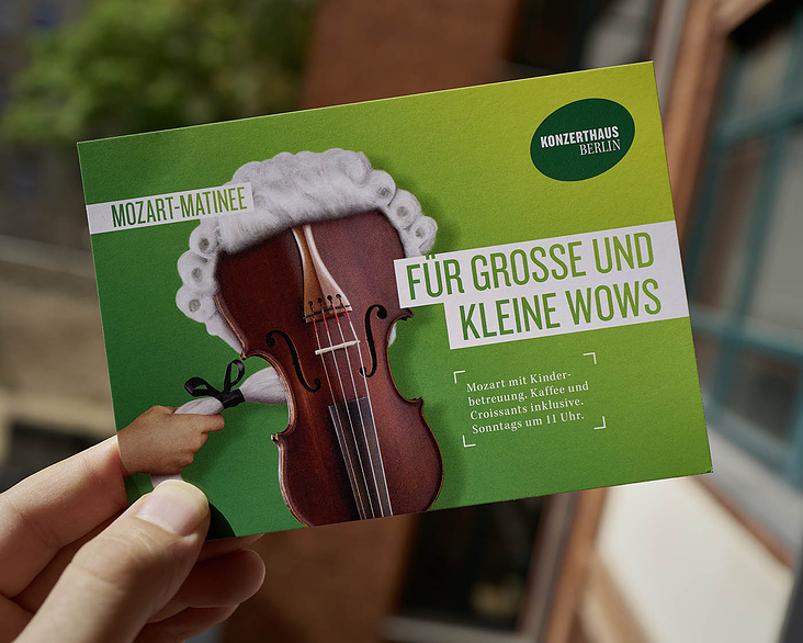 Kampagnenmotiv für das „Konzerthaus Berlin“