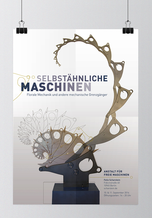 Poster Selbstähnliche Maschinen – Anstalt für freie Maschinen