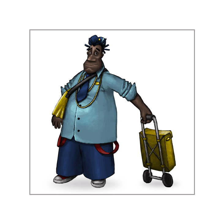 Game Character „Postmann“