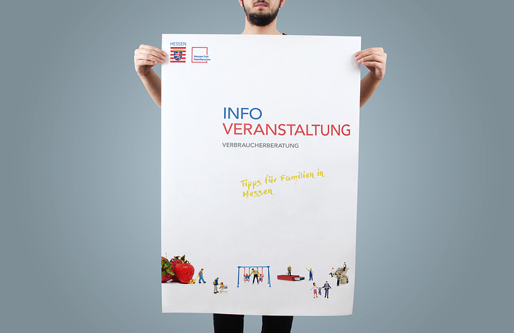 Plakate für das hessische Sozialministerium