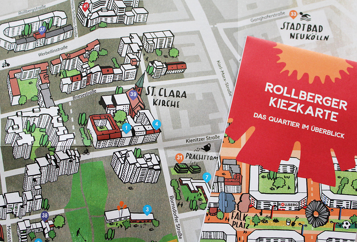 Illustrierer Stadtplan / Illustrated Citymap