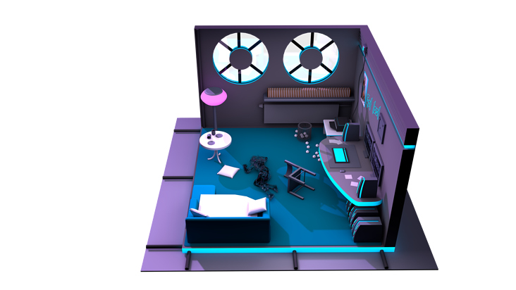 Cyberpunk Room