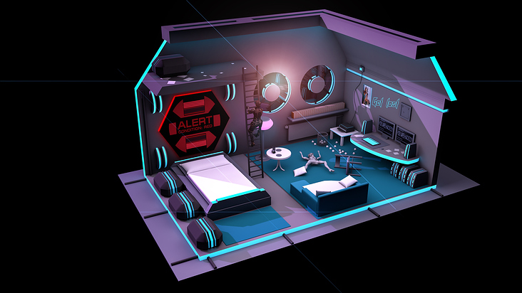 Cyberpunk Big Room