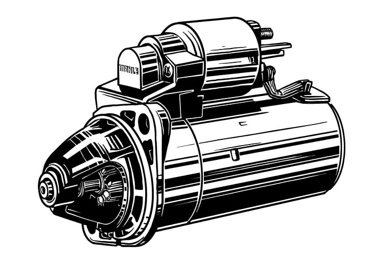 Vektorgrafik Mahle Starter