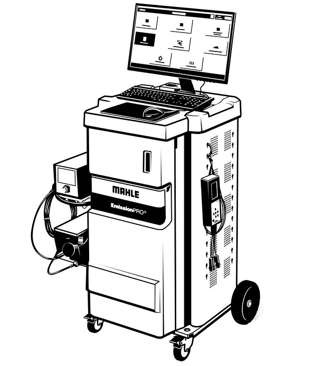 Vektorgrafik Mahle Emission Pro