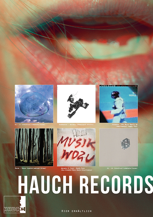 Poster Design – Hauch Records Musiklabel
