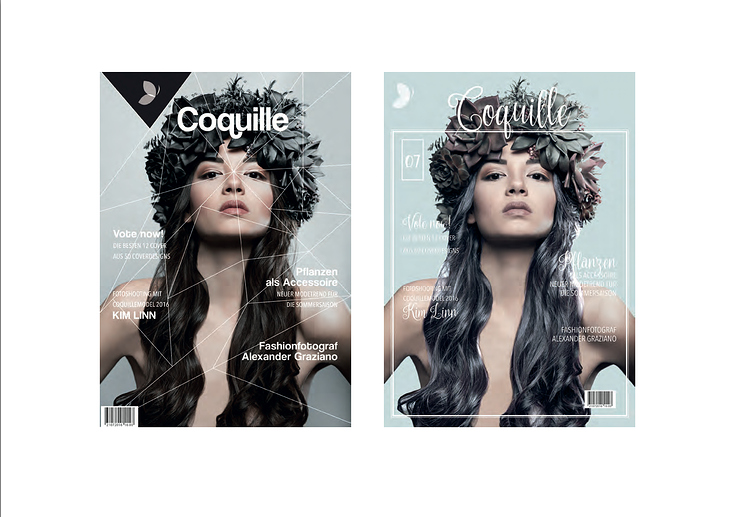 Coquille – das Magazin I Coverdesign