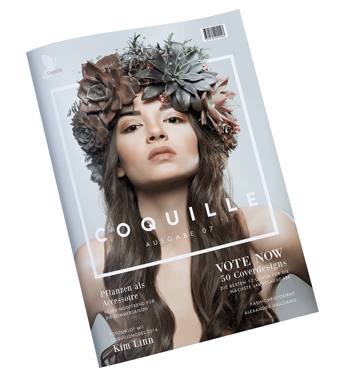 Coquille – das Magazin I Coverdesign