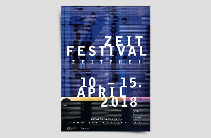 Plakat – Zeitfestival Zürich