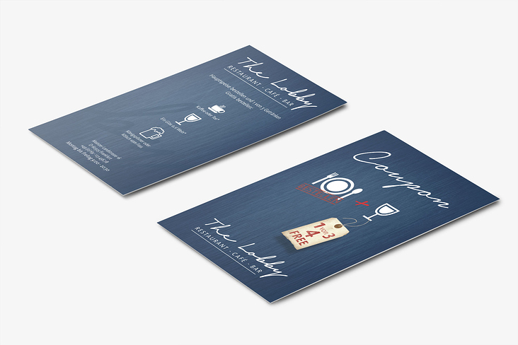The Lobby – Printdesign – Gutscheinkarte / Flyer
