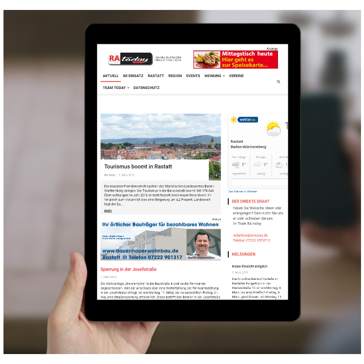 RA Today – Das Online Magazin für Rastatt und die Region