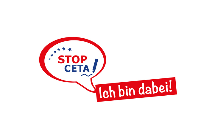 Logo: Volksbegehren in Bayern gegen CETA