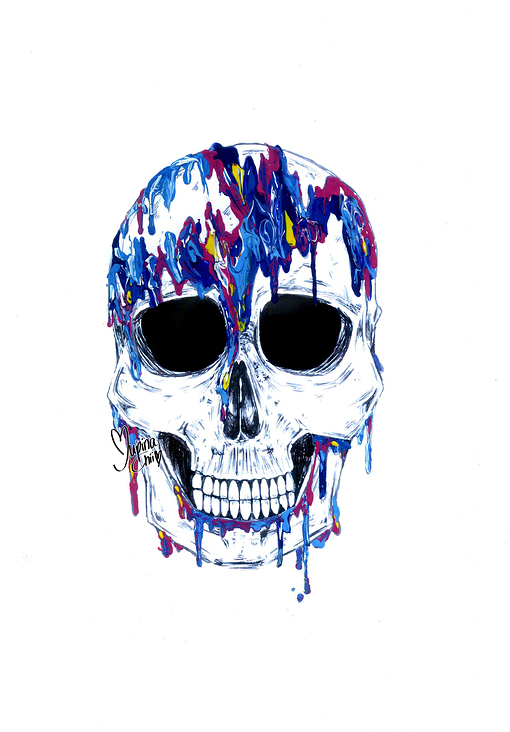 Acrylic Skull