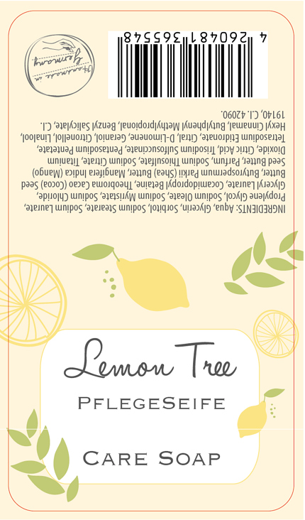 FS001 60×105mm Pflegeseife Lemon-Tree