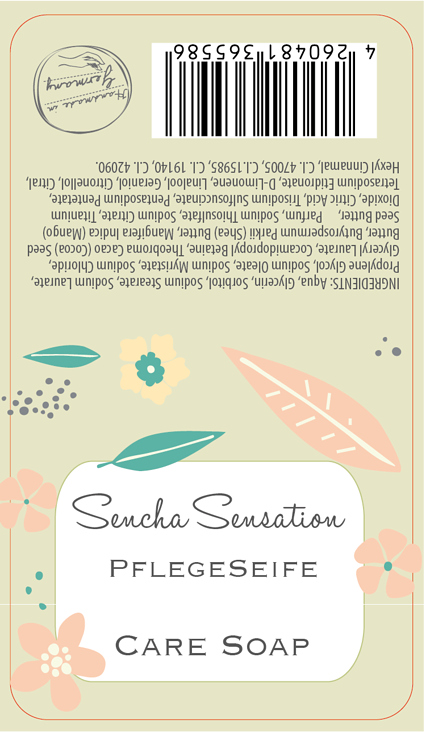 FS005 60×105mm Pflegeseife Sencha-Sensation