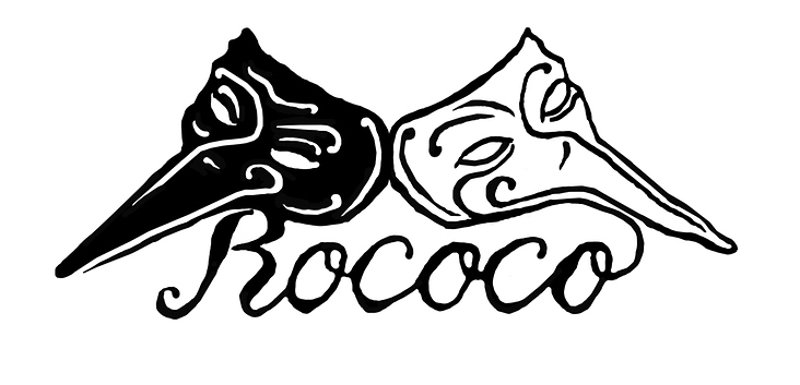 Rococo, logo for Berlin based kino / theater project.