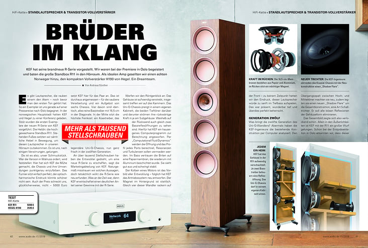 215 HiFi-Kette KEF R11 & Hegel H190 Audio 2018−12