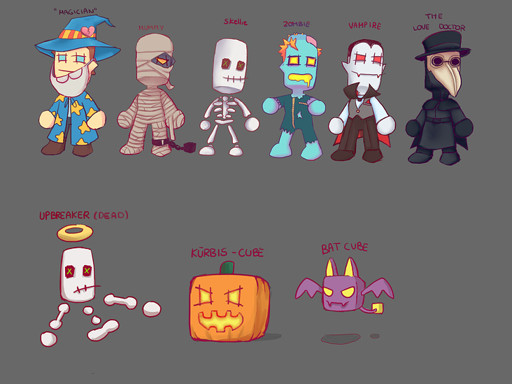 UpBreakers Halloween Kostümdesign