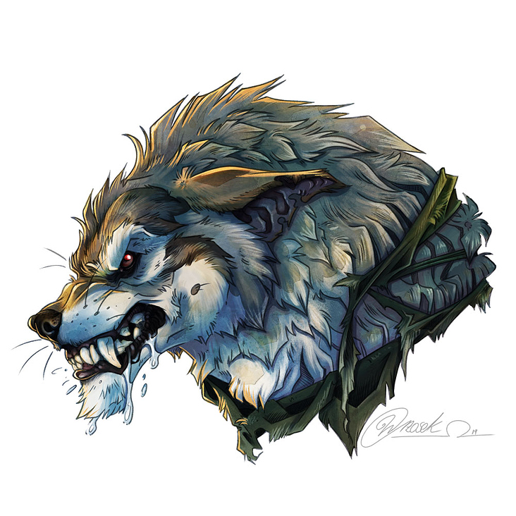 Werewolf Portrait