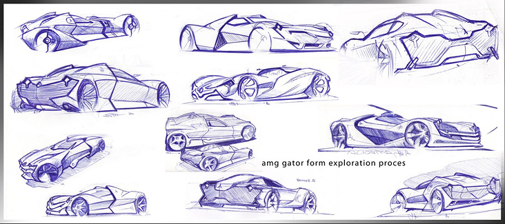 AMG GATOR Ideation sketches 1