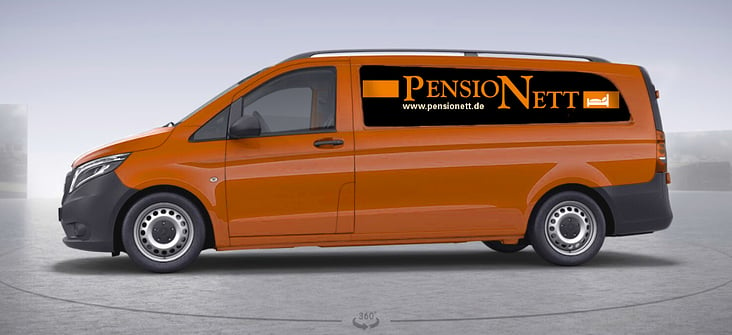 Pensionett Autowerbung