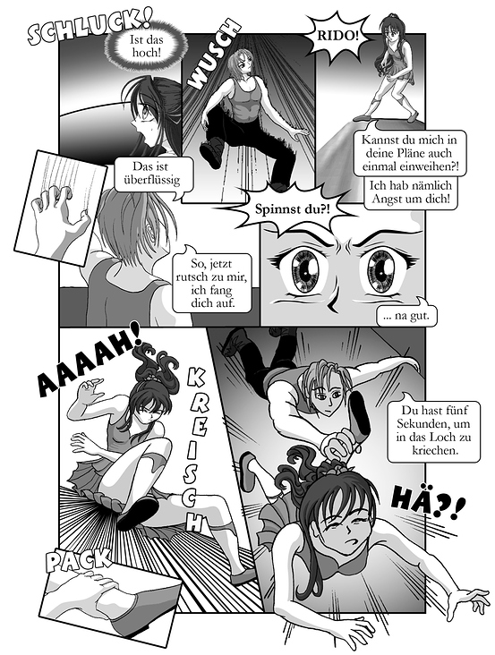 Manga-Comic Jugendbuch „Verflixtes Wolfsgeheul“