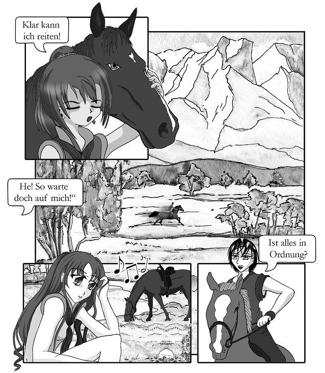 Manga-Comic Jugendbuch „Verflixtes Wolfsgeheul“