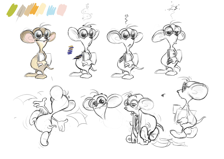 sketches für MuPi-character