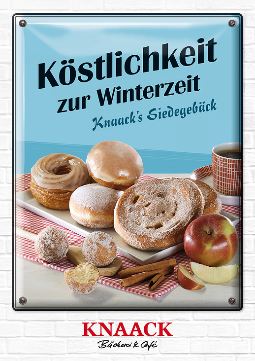 Absatzmotiv für die Bäckerei Knaack