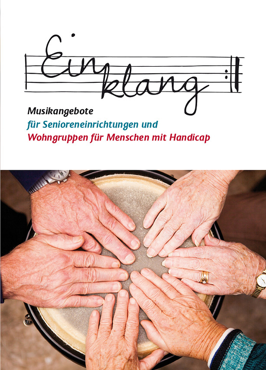 Flyer für musikalische Seniorenbetreuung