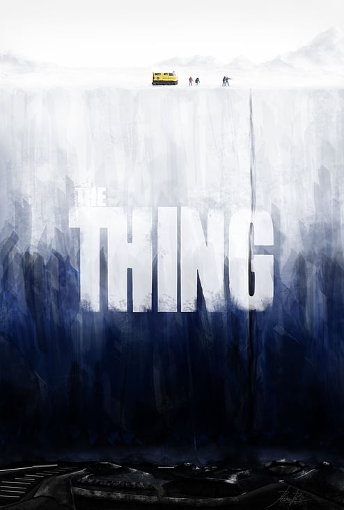 THE THING tribute poster