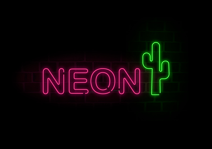 Neon Schrift