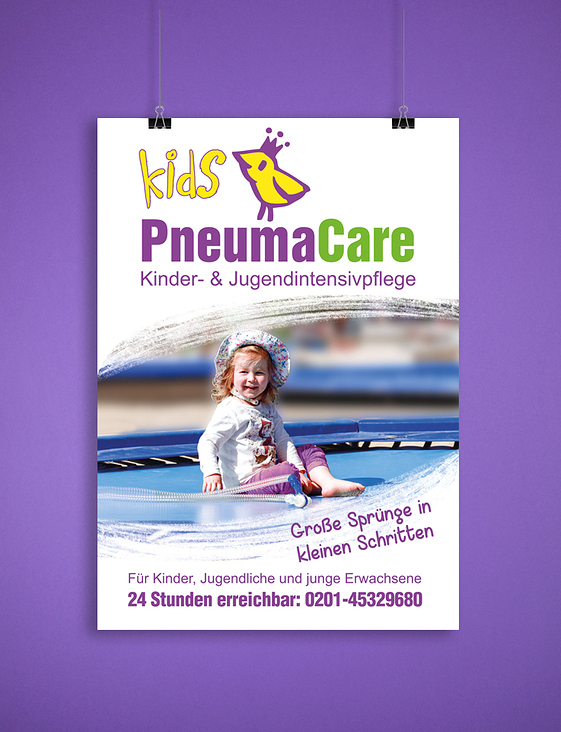 Plakatgestaltung – KidsPneumaCare GmbH