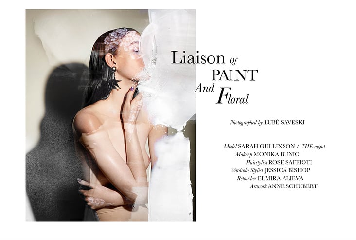 Liaison of Paint and Floral