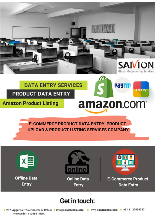 Data Entry Outsourcing Service Provider Company | Saivion i