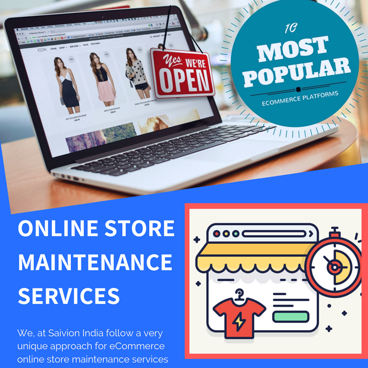 Online Store Maintenance Services | Saivion India