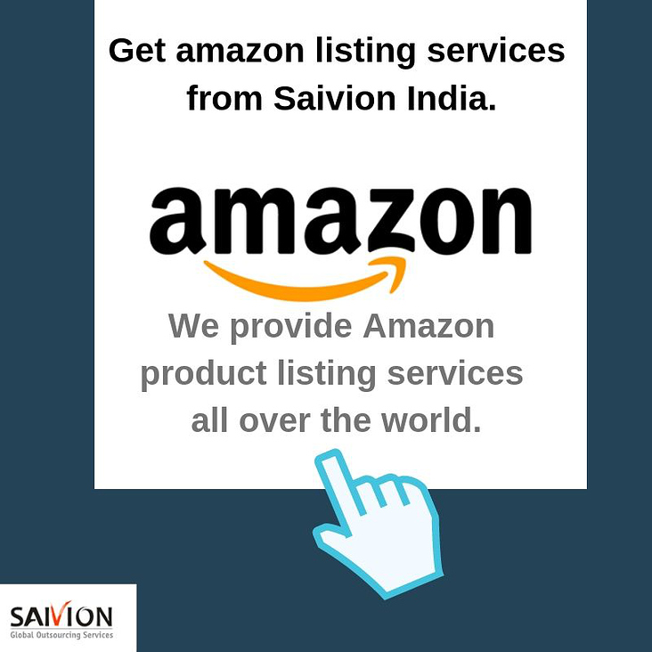 Amazon Product Listing Service | Saivion India