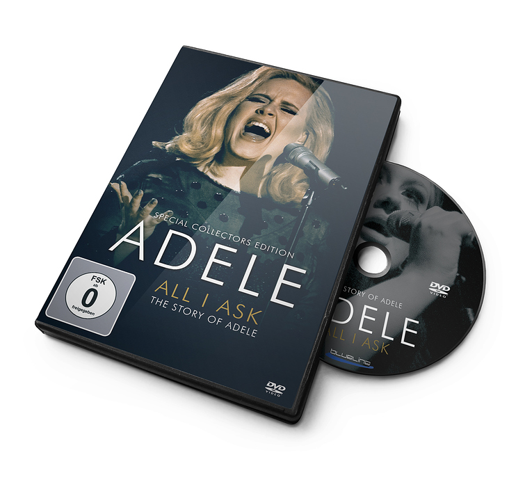 DVD Gestaltung „Adele Story – All I ask“