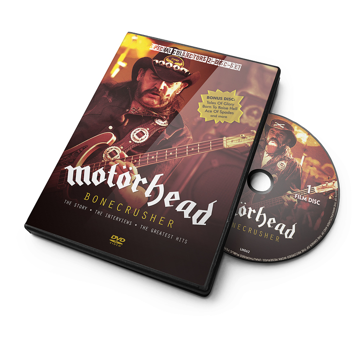 DVD Gestaltung „Motörhead – Bonecrusher“