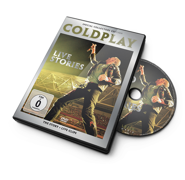 DVD Gestaltung „Coldplay – Live Stories“