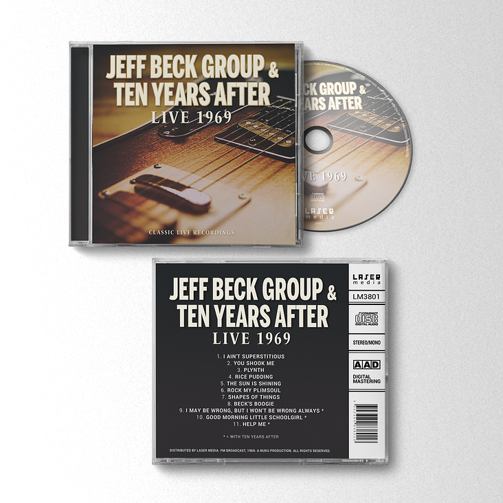 CD Artwork „Jeff Beck & Ten Years After“