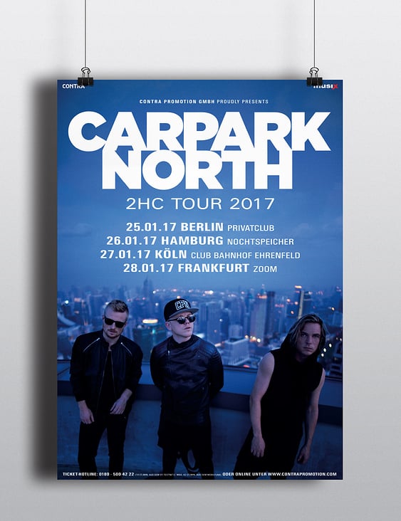 Plakatdesign „Carpark North“