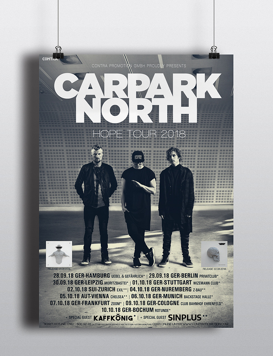 Plakatdesign „Carpark North“