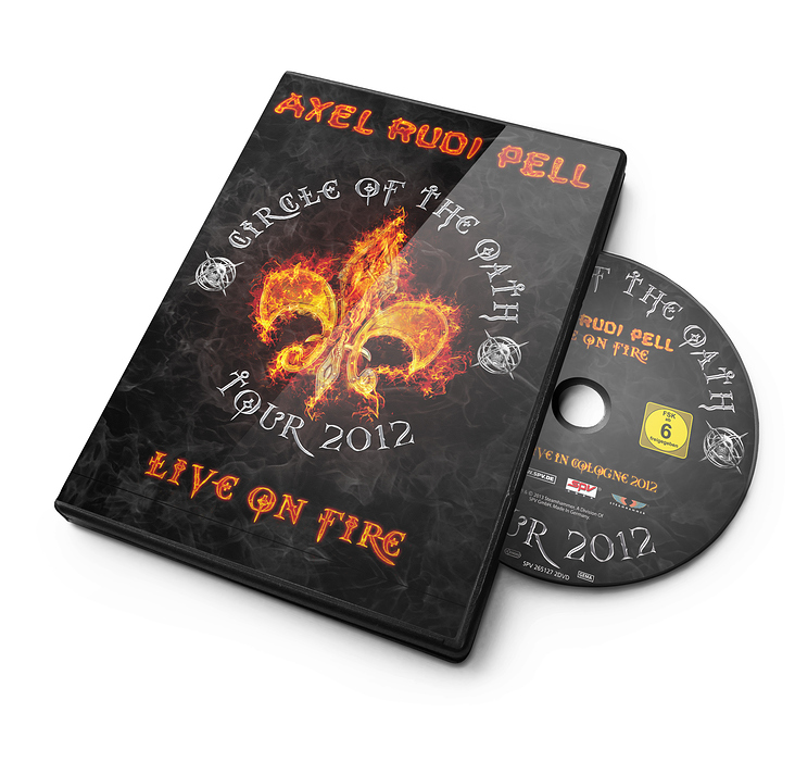 DVD Artwork Design „Axel Rudi Pell – Live on Fire“