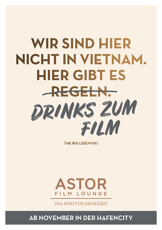 Astor Filmloung Hafencity HH, Launchkampagne (Layout)
