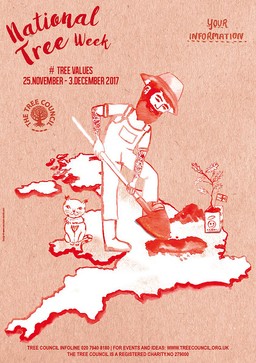 TREE Council London Poster campaign /Illustration und Idee von mir