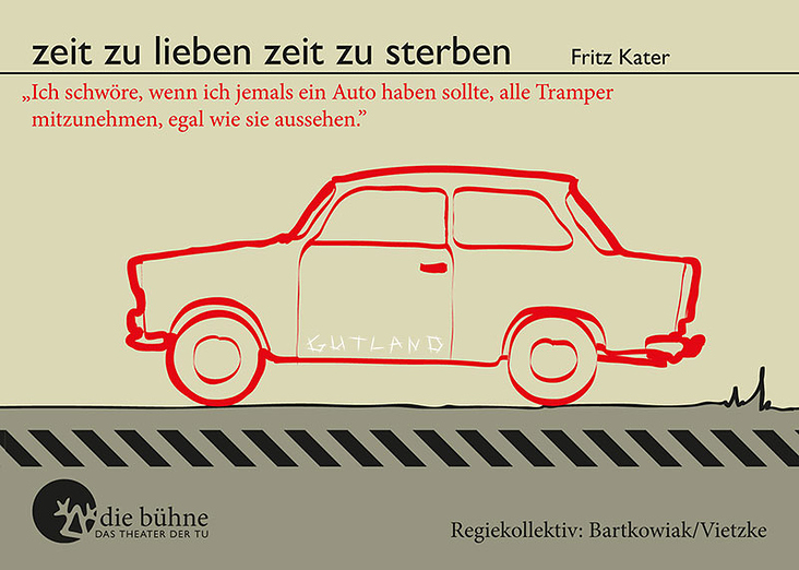 Flyer „zeit zu lieben zeit zu sterben“