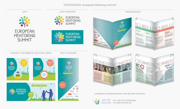 Programmheft und andere Materialien für die Konferenz „European Mentoring Summit 2018“